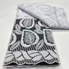 アフリカンスパンコールレース生地豪華なフランスナイジェリアレースファブリック2022ウェディングドレス素材の縫製のための高品質