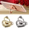 Big Love Phone Holder Full Metal Finger Ring Stand Buckle Diamond Support de montage pour téléphone portable 360 degrés