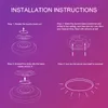 LED Ceiling Light Fixtures Flush Mount 12Inch 30W Smart Ceiling Lights RGB Color Changing Bluetooth WiFi App Control 2700K-6500K Dimmable Sync with Music