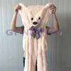 Cm Soft Plush Bear Skin Dolls Huge Size American Giant Semifinished bear Coat Birthday Gift For Baby J220704