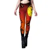 Fournitures de fête festives Halloween Party Cosplay Costume 3D Impression numérique Skinny Fitness Leggings Holloween Carnival Night Ladies Hip Lift Yoga Pants ZL1246