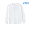 Arrivée coton à manches longues O cou t-shirt mode impression 3D t-shirt personnalisé votre t-shirt exclusif blanc bricolage hauts 220722
