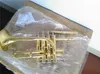 Trumpet Popular Grade Cupronickel with nickel plated piston Gold lacquer Piccolo Trumpet