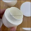 Packing Bottles Office School Business Industrial White PP Plastic Cosmetic Cream Burs 3G 5G 10G 15G 30G 50G 80g Bottle Empty Face Lip Bal