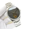 ファッションメンズウォッチ40mm自動機械式時計ステンレス鋼ストラップサファイアミラー高品質の腕時計oorologio di lussoステータスシンボル