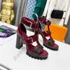 2022 Fame platform pump Jurk Schoenen kristal Pumps diamanten enkelbandjes sandalen shine 12cm Luxe designer hoge hakken kalfsleer nods sexy damesschoen zomer