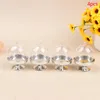 Party Decoration 4pcs Clear Candy Boxes Small Cake Holder Box Tray Cup Wedding Dessert Table Decoration Party Party