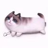 2020 NEW Kawaii Новизна Моделирование мультфильм Cat Пенал Мягкая ткань школа Канцелярские Pen сумка Подарок для девушки мальчика студента