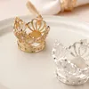 Crown Napkin Ring Gold Silver Fedicled Buckle Wedding Playel Rings Frity Bithitival Party Barty Decoration Th0154