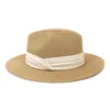 2022 Spring Summer Straw Hat Women Men Sunhat Sunhats Girls Wide Brim Hats Woman Man Holiday Beach Caps Fashion Jazz Top hat Outdoor Travel Sun Protection Cap 23colors