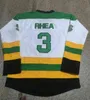 Thr ross o chefe rhea goon filme st john's shamrocks hockey jersey bordado costurado personalizar qualquer número e nome