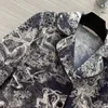 Kvinnors tvåbitar byxor Kvinnor 2022 Spring Pyjama Set Retro Casual Animal Print långärmad skjorta Löst rak kvinnor Comfort Pant