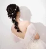 1m handgefertigte Muschel Perlenblumen Stirnbänder Tiara Braut Kopfstückhaare Schmuck Frauen Hochzeit Haarzubehör