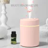 Mini Air Firidifier AROM Diffuser Aromaterapi Mist Maker Night Light USB Fuktare för hemmakontorets bil sovrum