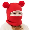 Berets 2-7 t Hooded Hat Toddler Snöhattar för barn Earflap Beanie Fleece Fodrad L5YB