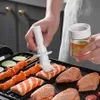 Cooking Utensils Portable Silicone Oil Bottle With Brush Pastry Kitchen Baking BBQ Tool JLB15379