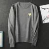 2022 бренд женский свитер такой же абзац обычный с длинным рукавом круглые шеи вязаный свитер розовый черный женский Цянь