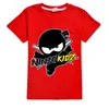 Ninja Kidz B Abbigliamento per bambini Cotone a maniche corte T-shirt Felpa per bambini Cartoon Adolescente Top Ragazzi Abbigliamento per ragazze 220620