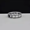 Mens Luxurys designer ringar engagemang för kvinnor smycken älskar ring män klassiska skalle mode par ring 925 sterling silver orna293k