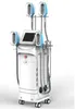 Самый популярный 360 ° Замораживание Cryo Fat Установите 5 ручек замораживание жира Cryolipolyis с кавитацией RF 40K Slimmine и Laser Pad Beauty Machine