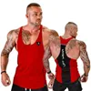 Vücut geliştirme tank üstleri erkek spor salonu egzersiz fitness kolsuz gömlek erkek yaz pamuklu fanila sıradan singlet yeleği marka giyim 220624