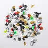 50Pcs Mixed Nail Charms Halloween For Acrylic Nails 3D Mixed Skull Pumpkin Skeleton Hands Bat Witch Spider Nail Art Pendant 220525