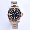 Мужчины смотрят ST9 Watch Nearless Sapphire Blue Red White Batman Ceramic Bezel Luxury Mens Mechanical Automatic Movem