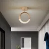Akrylowe światło luksusowe lampy sufitowe postmodernistyczne sypialnia do sypialni studium kreatywnego projektanta osobowość LED prosta lampka