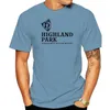 Camisetas masculinas Highland Park Single Malt Whisky Drings T-shirt Men Shirt Grey White Loose Plus Size Size