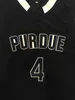 Sjzl98 Maglia da basket Purdue Boilermakers College # 4 Robbie Hummel Throwback Basketball, Maglia cucita autentica # 33 Moore