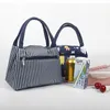 Borse portaoggetti Fresh Cooler Portable Oxford Fabric Lunch Bag Food Isolato Riutilizzabile Picnic Bento Thermal Box Container Zipper Bag