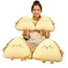 Emotional Plush Triangle Bread Toys Stuffed Food Toast Pop Cute Laughing Disadvantaged Cartoon Plushie Baby Children Gift J220704
