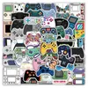 50pcs kontrolery gier naklejki gamepad naklejki na graffiti naklejki do majsterkowania laptopa deskorolka motocyklowe rowerowe naklejki hurtowe