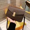 10A TOP Oryginalne skórzane luksusowe torby designerskie Pochette Metis Women Messenger na ramię