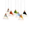 Pendant Lamps Lamp Modern E27 Lights Wood For Bedroom Hanging Nordic Aluminum Lampshade LED Bulb Kitchen LightPendant