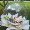 550pcspack Wide Neck Bobo Balloon Christmas Inflatable Bubble Transparent Balloons Bouquet Birthday Wedding Accessories Supply 220527