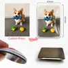 Anpassad PO Lover Family Baby Pet Company Crystal Glass Kyl Magnets Turist Souvenirsgood Memories DIY Personlig 220712