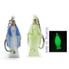 Decorative Objects & Figurines Catholic Keychain Holy Mother Glow In The Dark Key Ring Pendant CharmDecorative