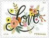 etichette di francobolli
