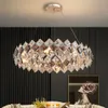 Moderne Woonkamer Licht Hanglampen Armaturen Luxe Kristallen Slaapkamer Kroonluchter Eetkamertafel Home Decor Led Cristal Rechthoek Hanglamp