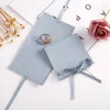 Kleine microfiber fluwelen zak paarse sieraden zakjes presenteert tassen voor oorbellen ketting kerstjuwelen bruiloft geschenkpakket