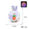 Fidget Toy 3D Squeeze Silicone Rabbit Stress Balls Sensory Toys for Kids Adults ADHD Anxiety Relief