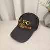 21SS عالية الجودة مصمم Casquette قبعات أزياء الرجال النساء قبعة بيسبول القطن قبعة الشمس عالية الهيب هوب القبعات الكلاسيكية