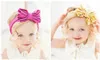 Big Glitter Metallic Messy Bow Stirnband Haarschleifen Mädchen Kinder Pailletten Stirnbänder DIY Zubehör