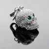 Chains European And American Atmosphere Silver Skull Pendant Fashion -Jewelry Dark Wind Bag PendantChains