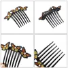 12CM Ponytail Decoration Hair Combs Hairpins For Women Wedding Festival Insert Comb Headwear Butterfly Cute Accessories