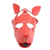 NXY SMボンデージセクシーヘッドギア犬のフードマスクBDSMいちゃつくセックスのおもちゃ拘束奴隷フェチヘッドエロティック製品ロールプレイアダルトゲーム220423