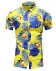 Camisa de manga corta con estampado de gran tamaño para hombre de estilo 2005, figura de combinación multicolor, camisa para hombre 220505