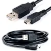 Mini USB till USB2.0 Fast Charger Cable för MP3 MP4 Player Car DVR GPS Digital Camera HDD Data Cables 1.5m