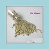 أدوات ملحقات الشعر microbeads المنتجات الجملة 1000pcs/زجاجة 5*3*M 7#Light Blonde Aluminium Sile حلقات/روابط/حبات من أجل